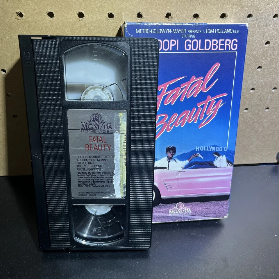 FATAL BEAUTY-  VHS Whoopi Goldberg, Sam Elliott- Cops & Narcotics- MGM - Image 4 of 4