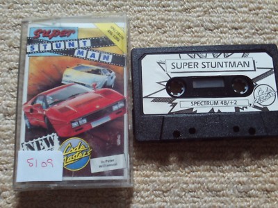 SUPER STUNT MAN - seltenes Sinclair ZX Spectrum Spiel