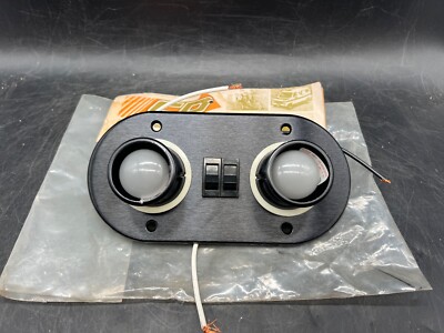 Vintage Interior Motorhome RV Light CP Auto Products 35415 Black Interior Lamp