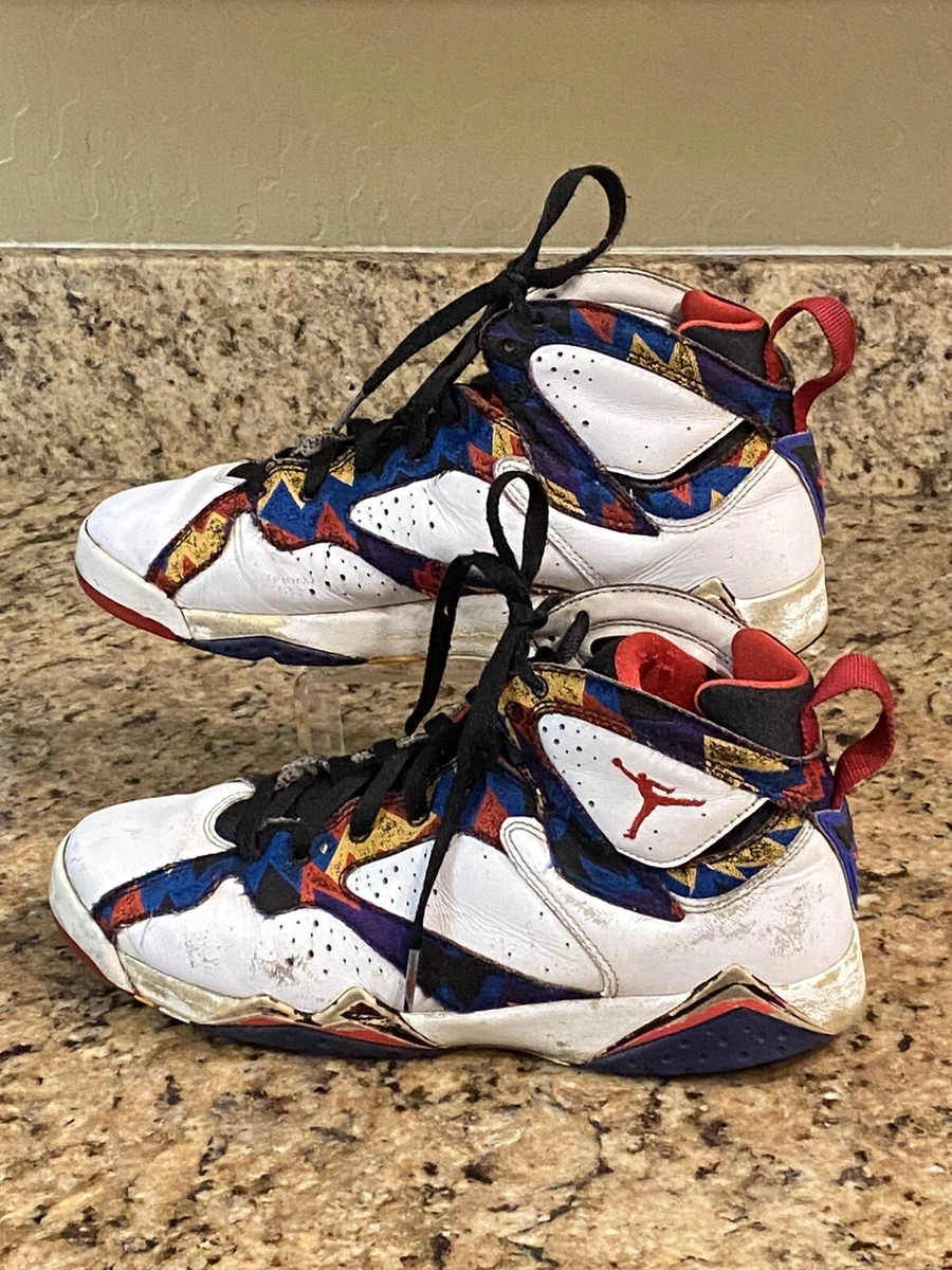 Nike Air Jordan 7 Retro BG Shoes Ugly Sweater Size 7Y 304774-142
