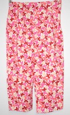 Briggs Women Carpi Pants Cropped Petite 8 Fitted Butterflies Made in USA