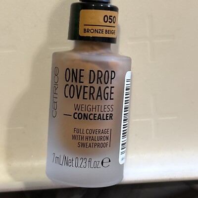 Catrice One Drop Coverage Weightless Concealer 0.23 Oz. Bronze Beige. 050 . NEW