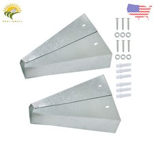 2 Pack 8 lbs Medium Size Chicken Cone Galvanized Steel Poultry Restraining Cone