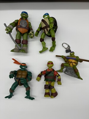 Teenage Mutant Ninja Turtles TMNT Articulated Figures Lot 2004/2005/2007/2014