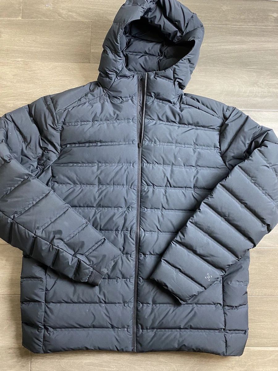 lululemon Grey Goose Down Hooded puffy jacket Women s Size Large