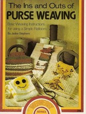 The Ins and Outs of Purse Weaving Jackie Stephens Vintage Pattern Book NEW 1977