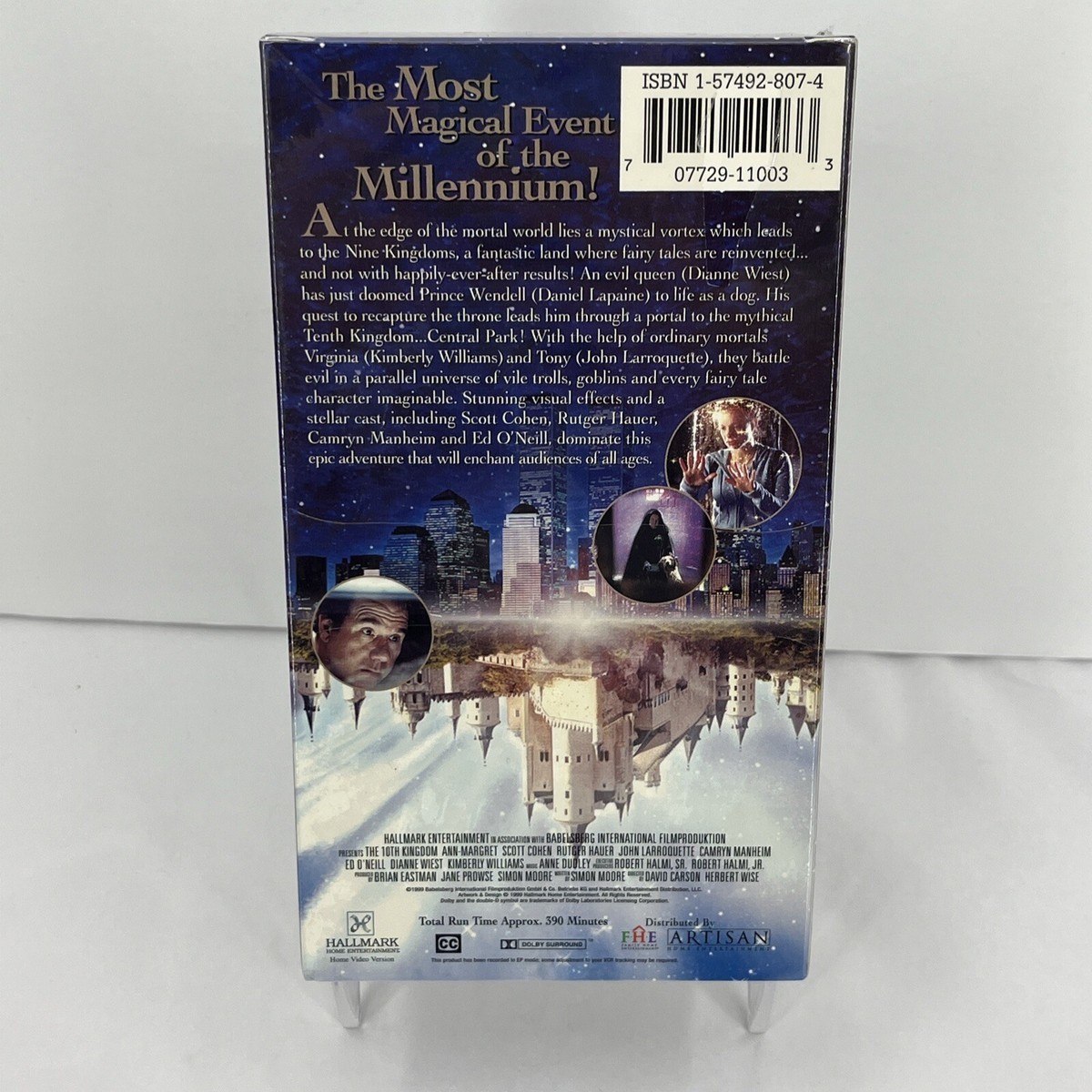 The 10th Kingdom (Sealed VHS, 1999) Rutger Hauer, Ed O