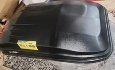 SportRack Vista XL Rear Opening Cargo Box,Black Keyed SR7018 Roof Mount Storage