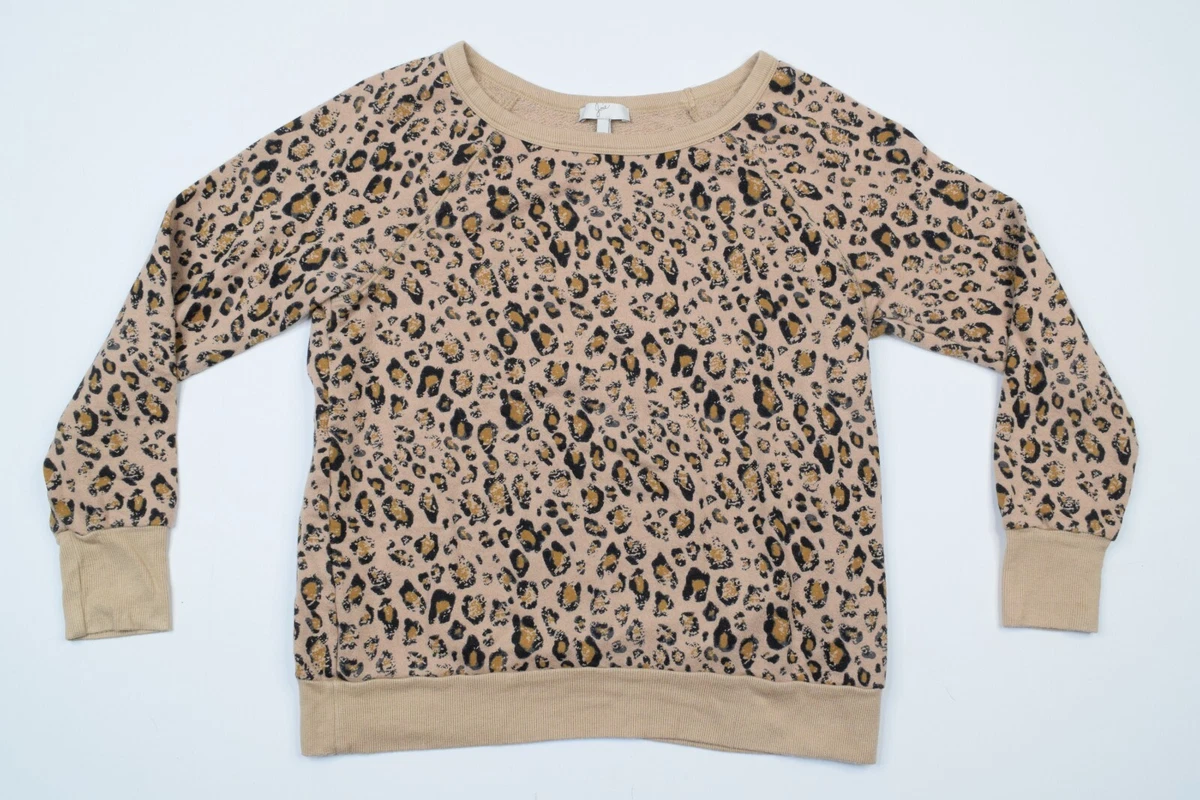Beige leopard best sale sweater
