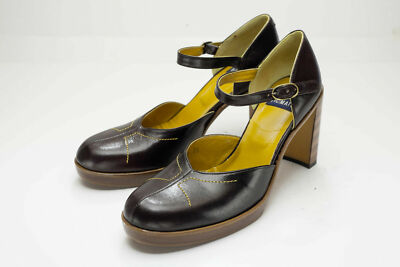 Vic Matie 8.5 Brown Pumps Women's Shoes EU 39 Italy