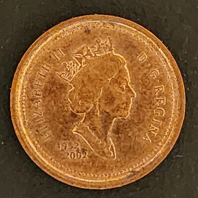 CANADA Coin 1952-2002 Double Date 1 cent QEII | eBay