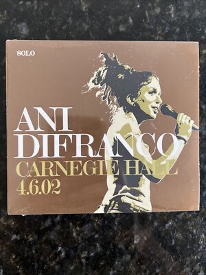 ANI DiFRANCO Carnegie Hall 4.6.02 CD new