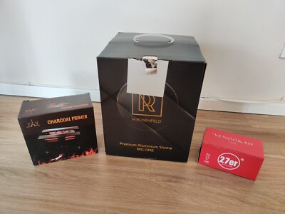 Premium Aluminium Shisha Big One von M.Rosenfeld inkl. 1kg Kohle + Kohleanzünder