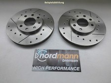 CTF Bremsscheibe vorn wärmbehandelt, gelocht und geschlitzt OPEL