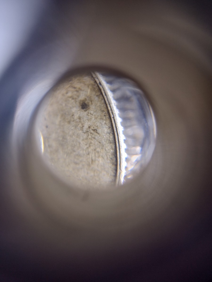 1964 D Washington Silver Quarter - Machine Doubling, Doubled