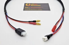 Redcat MT 18 Ascent 18 Lipo 2S Balance 4mm Charge Lead 24” JST Red (RER31100)