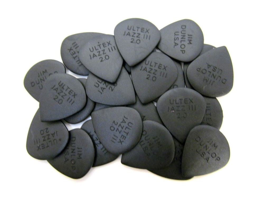 Dunlop 24-Pack Ultex Jazz Guitar Picks 2.0mm 427R2.0