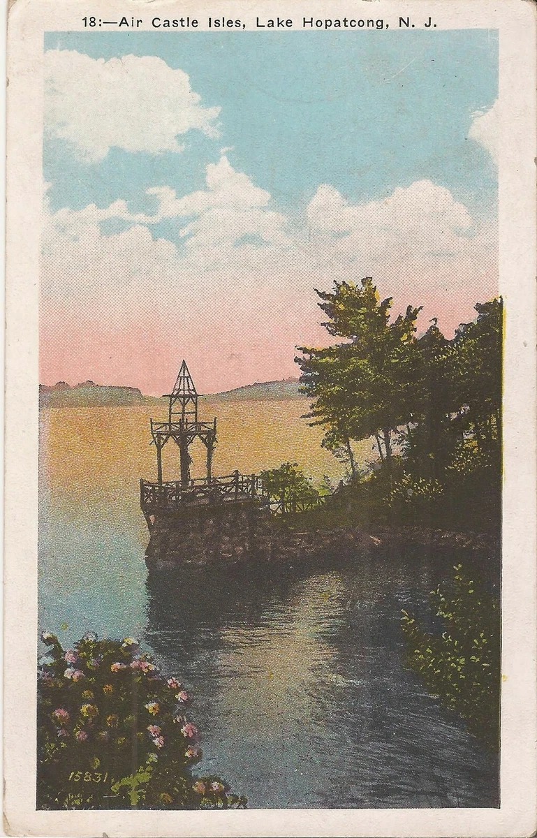 Lake Hopatcong NEW JERSEY Air Castle Isles 1925 eBay