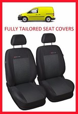 Volkswagen Caddy Van 1+1 FULLY TAILORED SEAT COVERS (2003 - on)  - PATTERN 3