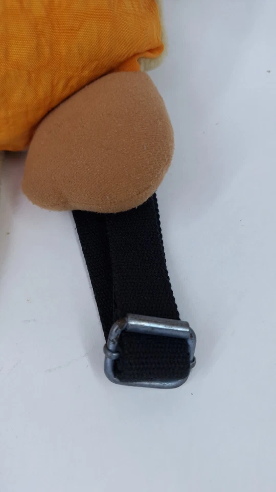 Kipling Brown & Orange Plush Monkey Mini Backpack Vintage Adult Women Children - Bild 4 von 4