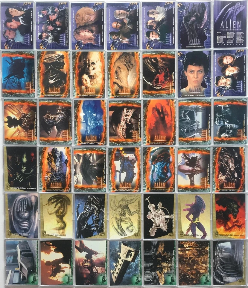 Alien Legacy Movie Base Card Set 90 Cards Inkworks 1998 - Image 2 of 4