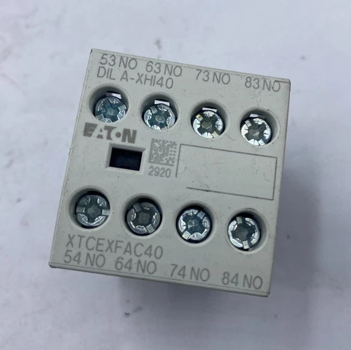 Eaton  DIL A-XHI40  Auxiliary Contact  XTCEXFAC40 ⭐