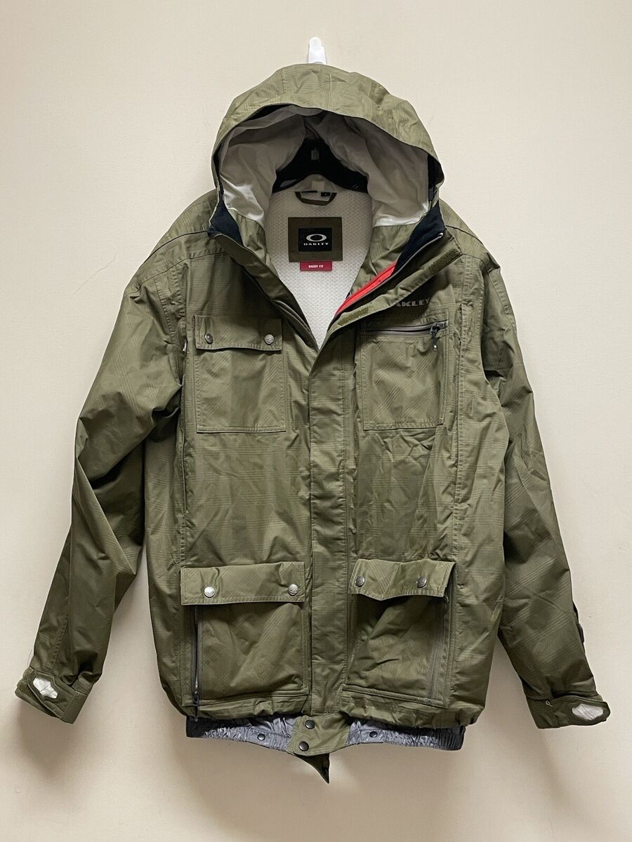 Oakley Technical Snowboard /Ski Jacket Olive Green Men's Oakley Technical Snowboard /Ski Jacket Olive Green Men's