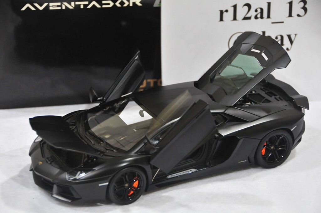 ミニカー Lamborghini lp700-4 black new LAMBORGHINI AVENTADOR LP 700-4 MINICAR COLLECTION 4 KYOSHO 1