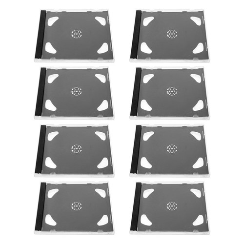 8 Pcs CD Case Travel Office Cases for Compact Discs Storage Boxes - Afbeelding 10 van 12
