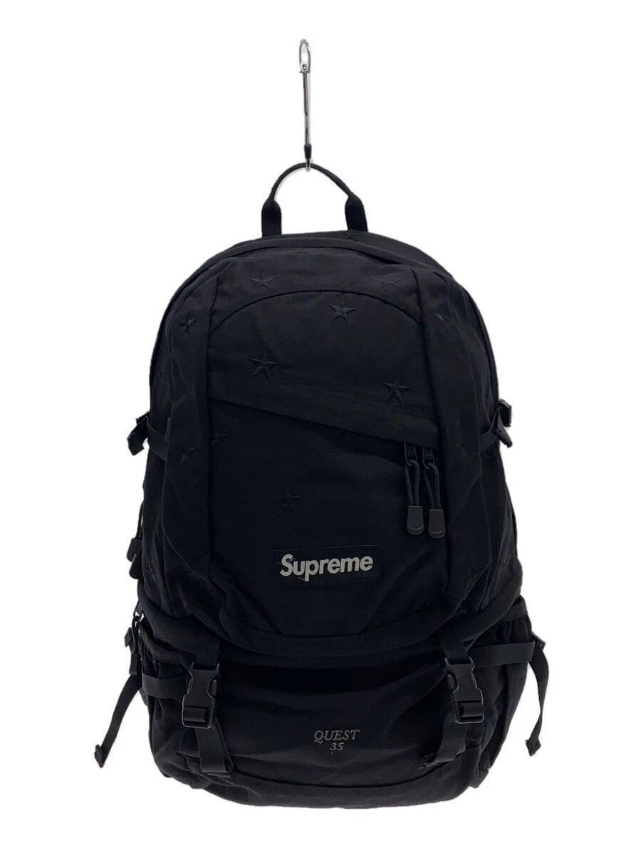 Sac à dos Supreme 13AW Stars Quest 35 nylon noir occasion