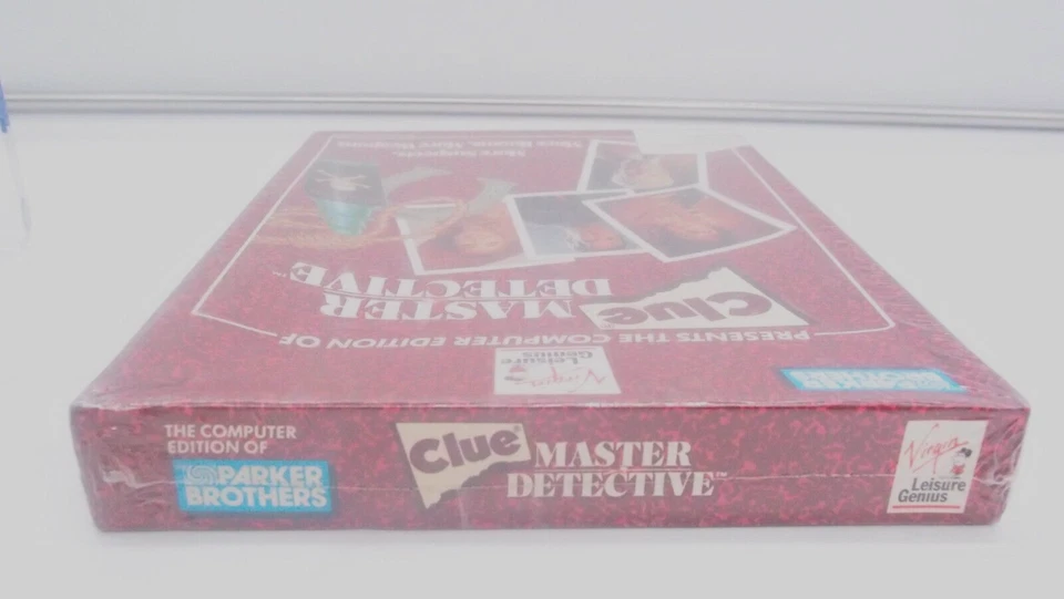 Clue: Master Detective (IBM PC, 1989, Virgin) **NEW** Big Box - Image 3 of 4