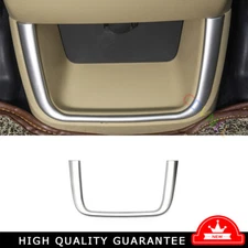 Rear USB Socket Control Frame Trim For Toyota Highlander 2015-2021 Silver Matte