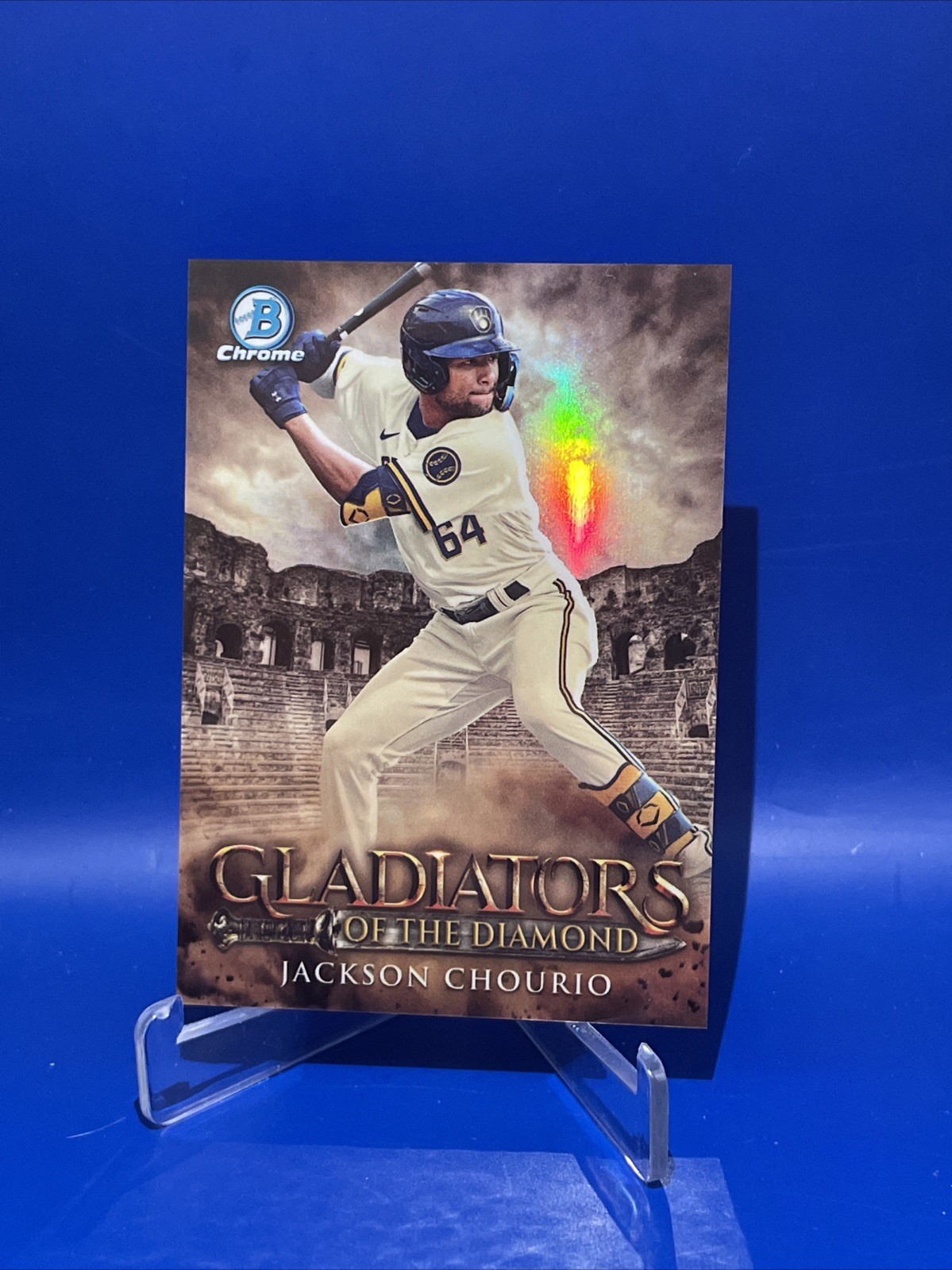 2024 Bowman - Gladiators of the Diamond Jackson Chourio #GOTD-7 (RC)