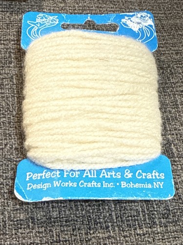 Design Works Craft Trim Yarn Lot Of 3 Each Is 20 Yards Natural, Brown, Tan - Picture 3 of 5