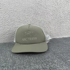 Arc Teryx Trucker Hat Cap Mesh Back Snapback Olive Green Men One Size