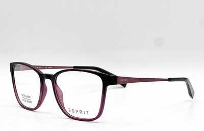 NEW ESPRIT ET33421 577 PURPLE AUTHENTIC EYEGLASSES 52-17