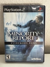 PS2: Minority Report Everybody Runs PlayStation 2 Complete W/ Manual & Reg Card