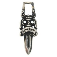 CHROME HEARTS 5 DAGGER ZIP Pendant Top Silver Used aa7b2a3ee3d61af7cad4ee408d3b