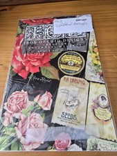 Iron Orchid Designs Transfer Ephemeral Melange pack eight 8"x12" Advertising