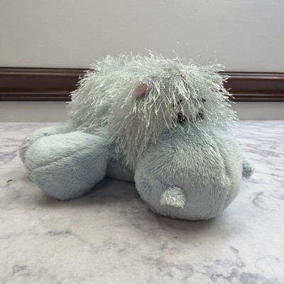 GANZ Webkinz Blue Hippo Plush Stuffed Animal True North Hippopotamus NO CODE