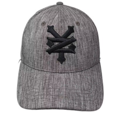 Zoo York Baseball Cap Hat Gray Black Heathered Embroidered Logo