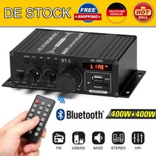 HIFI BLUETOOTH VERSTäRKER VOLLVERSTäRKER DIGITAL AUDIO STEREO AMPLIFIER FM USB!