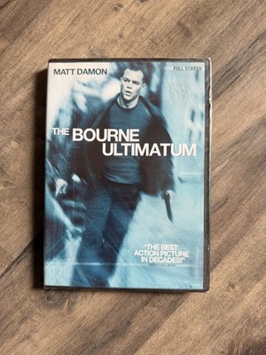 The Bourne Ultimatum DVD Full Screen NEW Sealed Matt Damon Action Thriller 