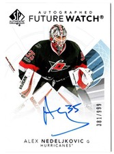 2017-18 UD SP Authentic Future Watch Auto ALEX NEDELJKOVIC 181 381/999 RC Rookie