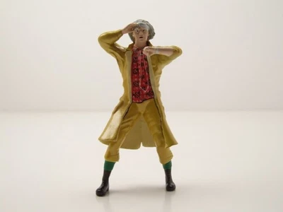 Figur Doc Emmett Brown Jaune Retour Vers Le Futur Pour Modèles 1:18 Cartrix - Photo 1/4