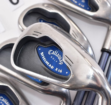 Callaway X-16 Steelhead 3-4-5-6-7-8-9-Pw 8pz RH Regular System CW75 Set di...