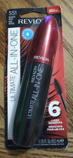 Revlon #551 Blackest Black 6 Lash Benefits Mascara All-in-One .28oz Below