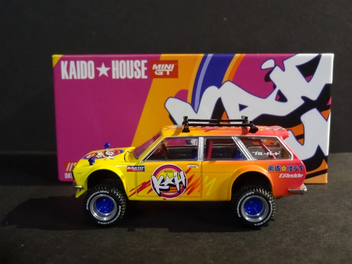 KAIDO HOUSE x MINI GT - DATSUN 510 WAGON 4X4 KAIDO ISLANDS V1