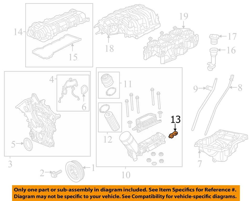 Colector de admisión superior Chrysler Pacifica 20-25 3,6 L 133 k OEM LKQ Foto 4 de 4