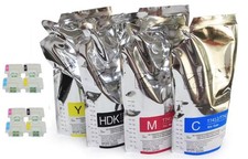 4 x DYE SUBLIMATION INK REFILL KIT EPSON F6200 F7200 F9200 F9370 F6070  8 CHIPS